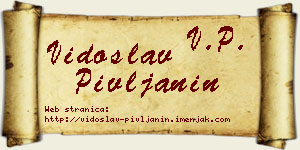 Vidoslav Pivljanin vizit kartica